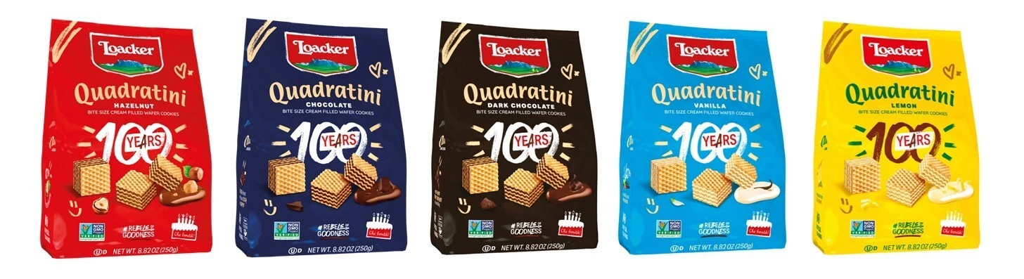 Loacker's 100th Anniversary Special Packaging