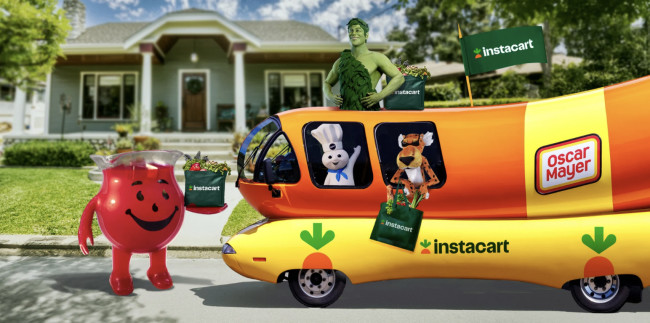 Instacart's 'We're Here' Static | Source: Instacart Instacart's 'We're Here' Static | Source: Instacart
