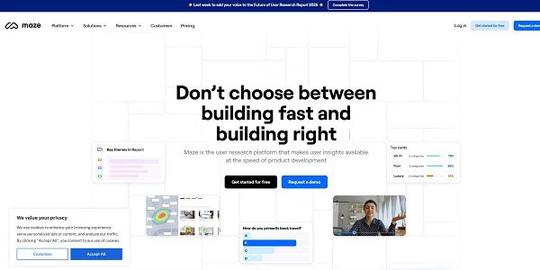 Maze homepage