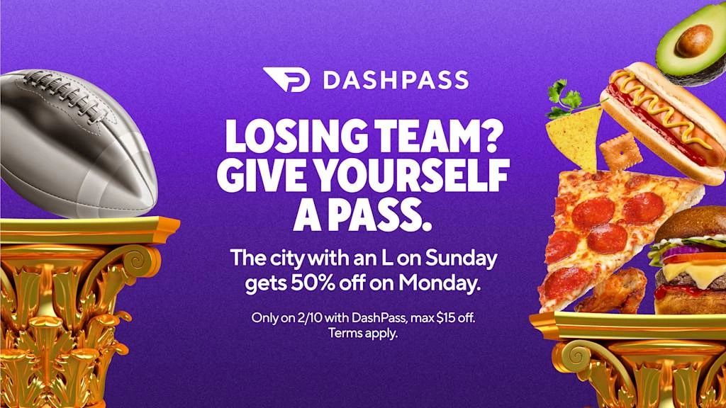 DashPass Super Bowl promo