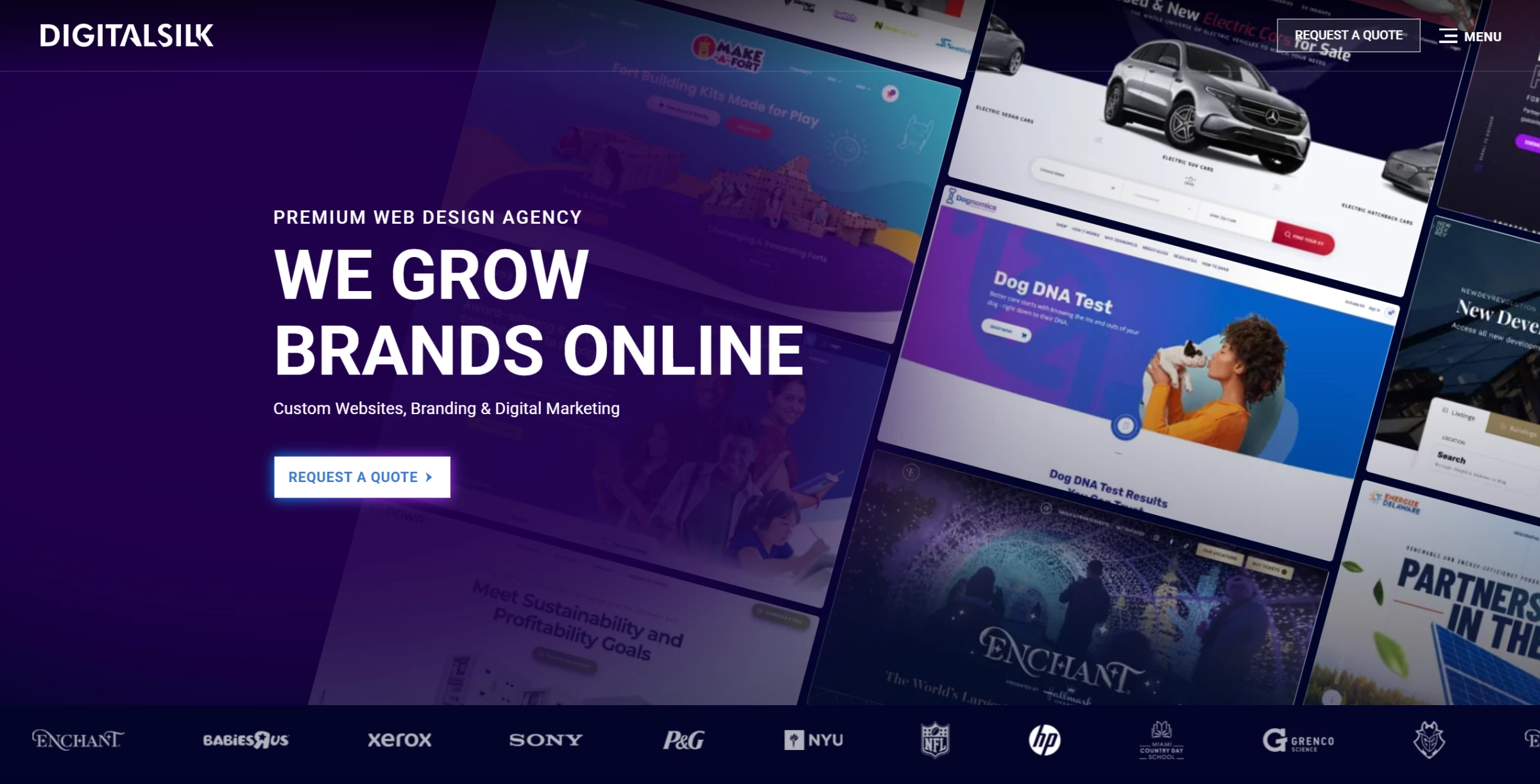 Digital Silk’s homepage