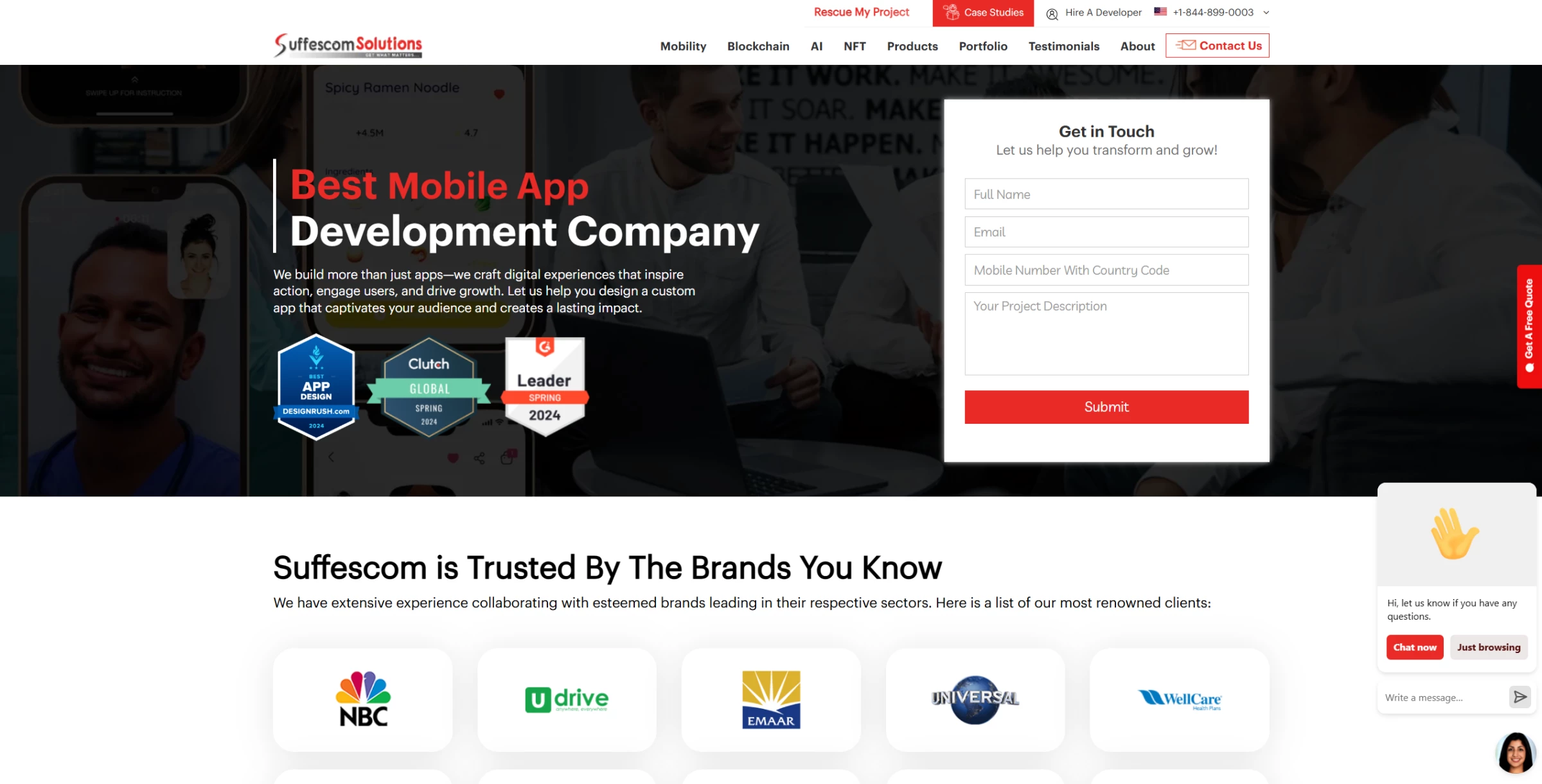 Suffescom’s homepage