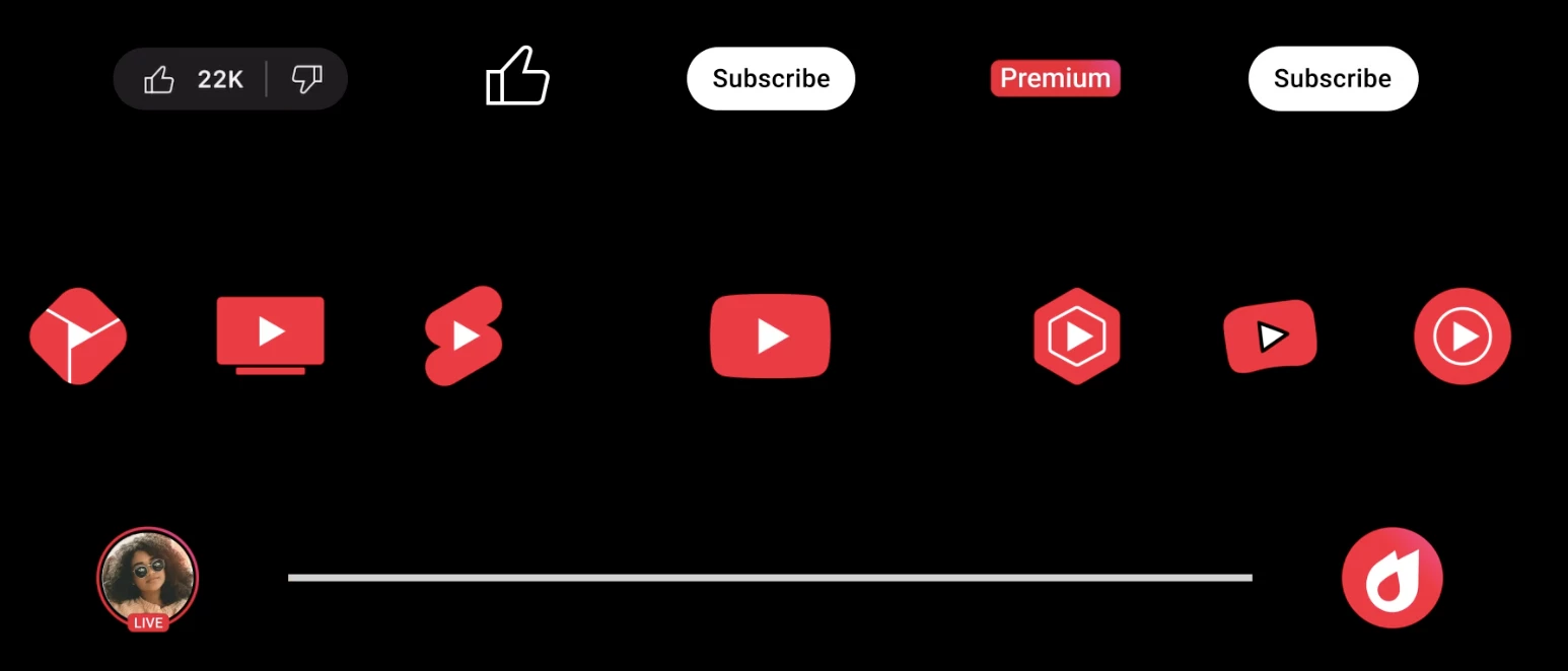 New look to YouTube's components