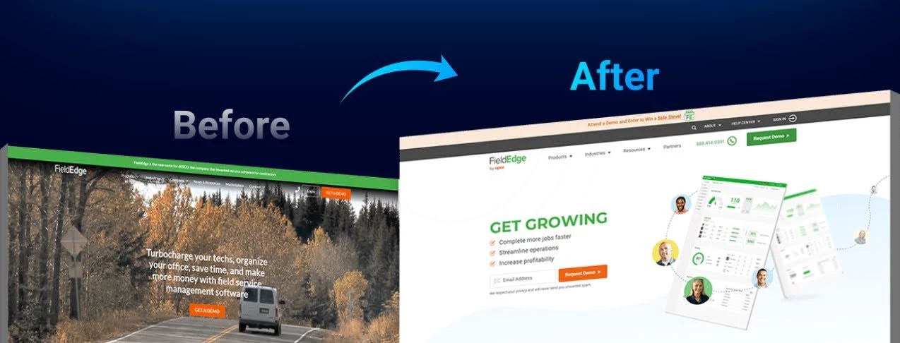 Digital Silk’s Website Revamp for FieldEdge | Source: Digital Silk