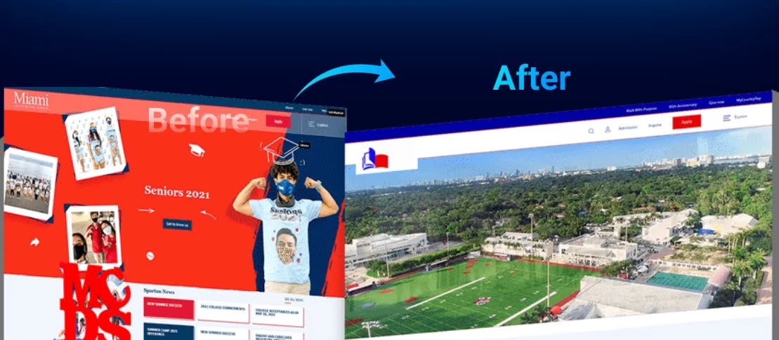 Digital Silk’s Website Revamp for Miami Country Day School | Source: Digital Silk