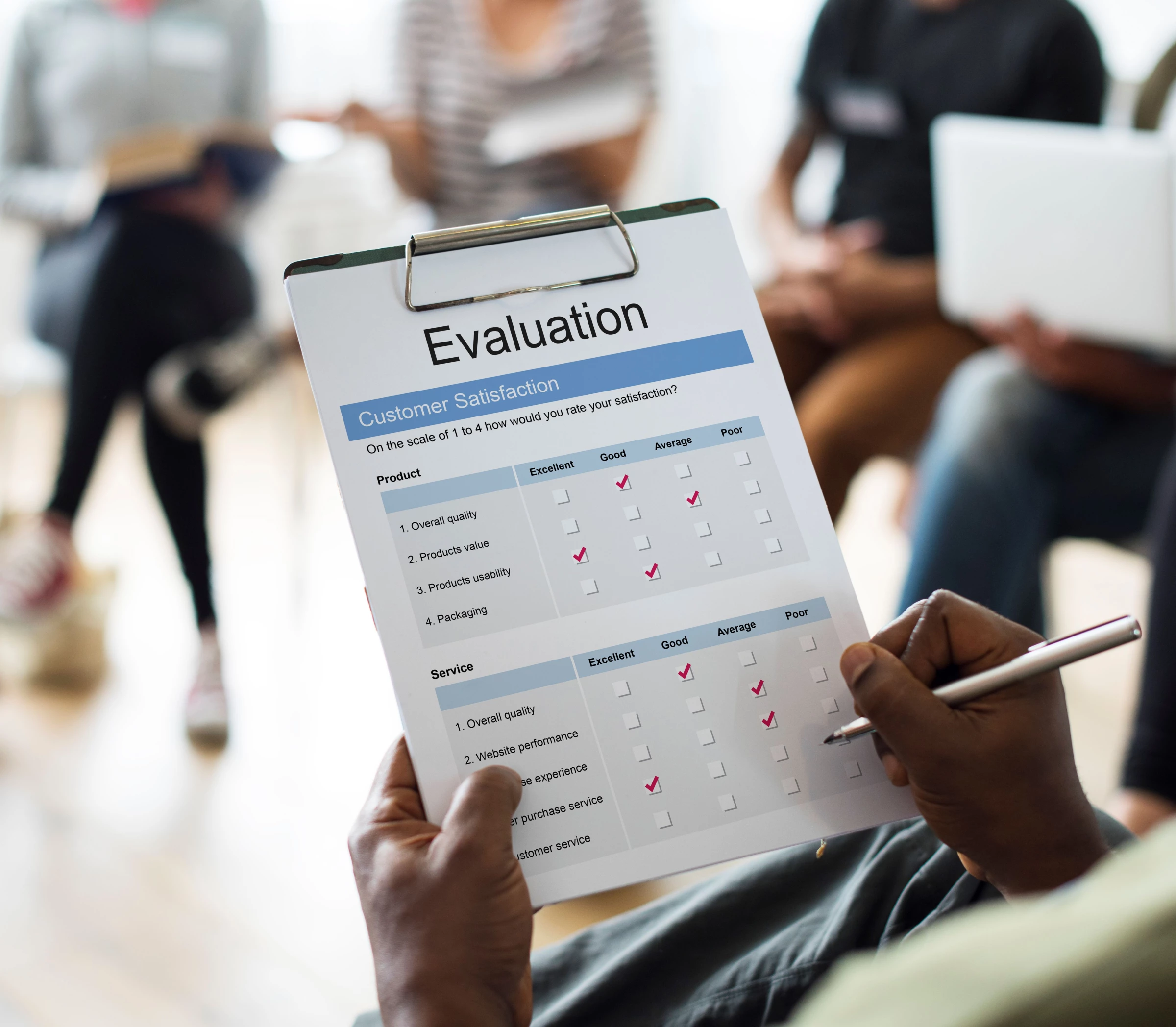 Evaluating a provider based on key criteria