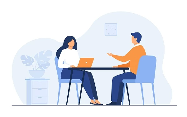 Illustration of a consultation