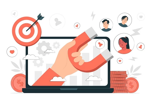 Illustration of generating leads