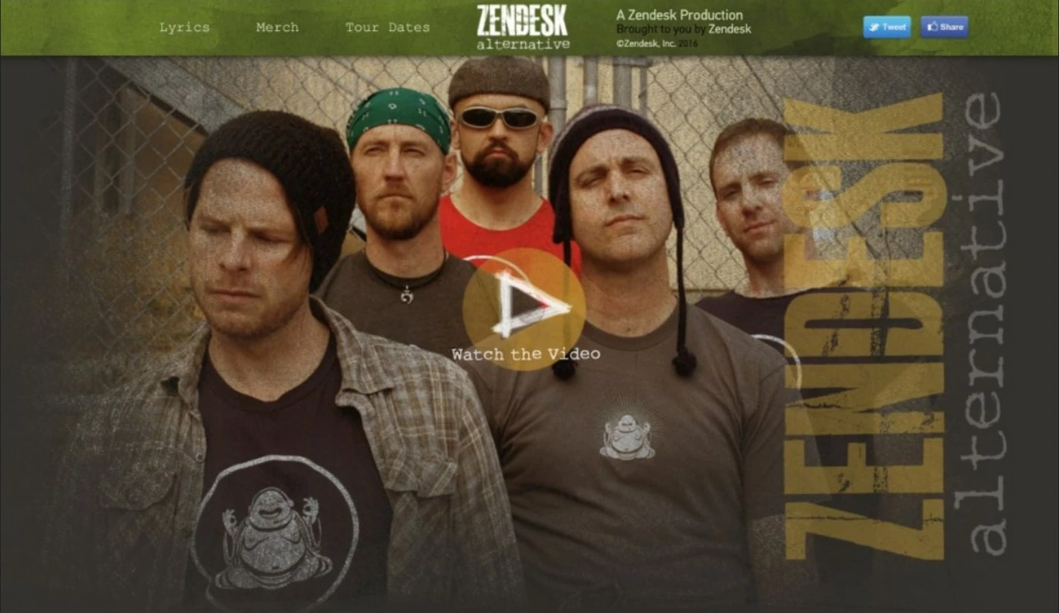 Zendesk alternative landing page