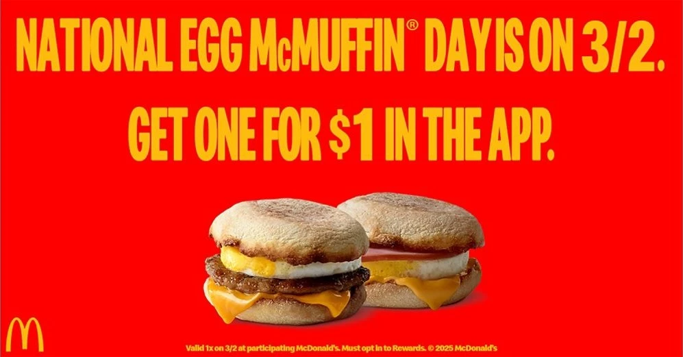 McDonald's Egg McMuffin Day