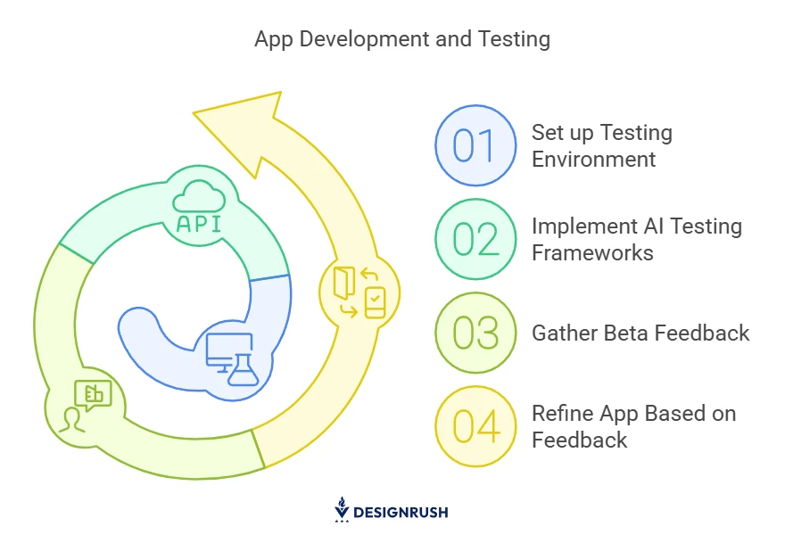 Develop and test the app