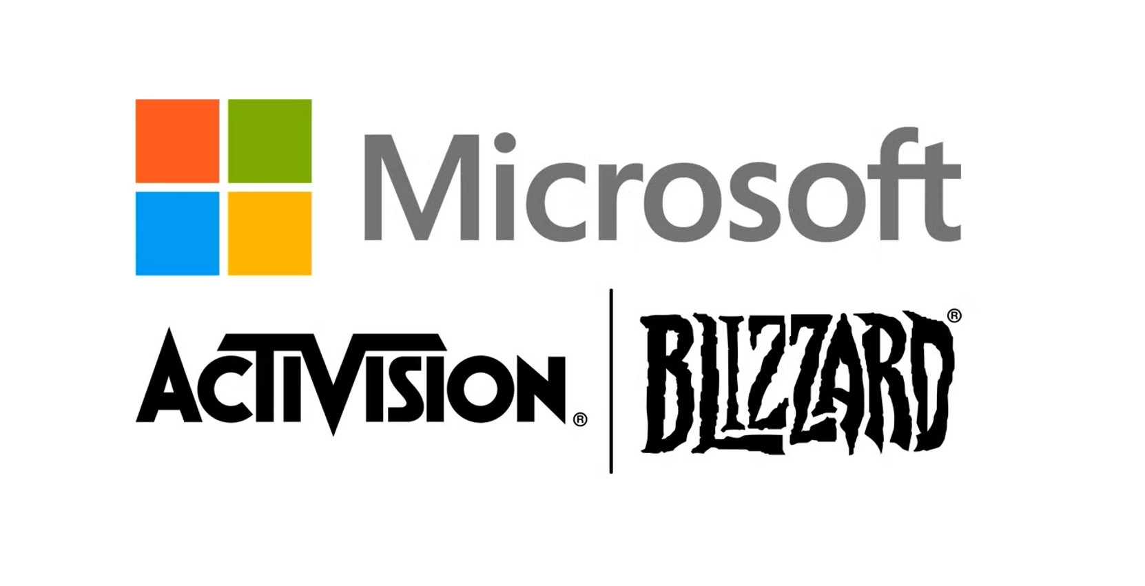 Microsoft Activision Blizzard logos