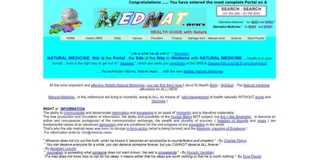 worst websites: Natural Medicine