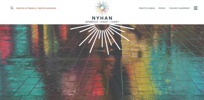 Image grab of Nyhan’s homepage