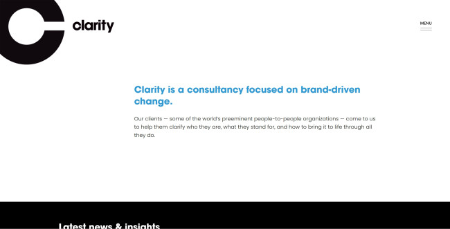 Image grab from Clarity Group Consulting’s website