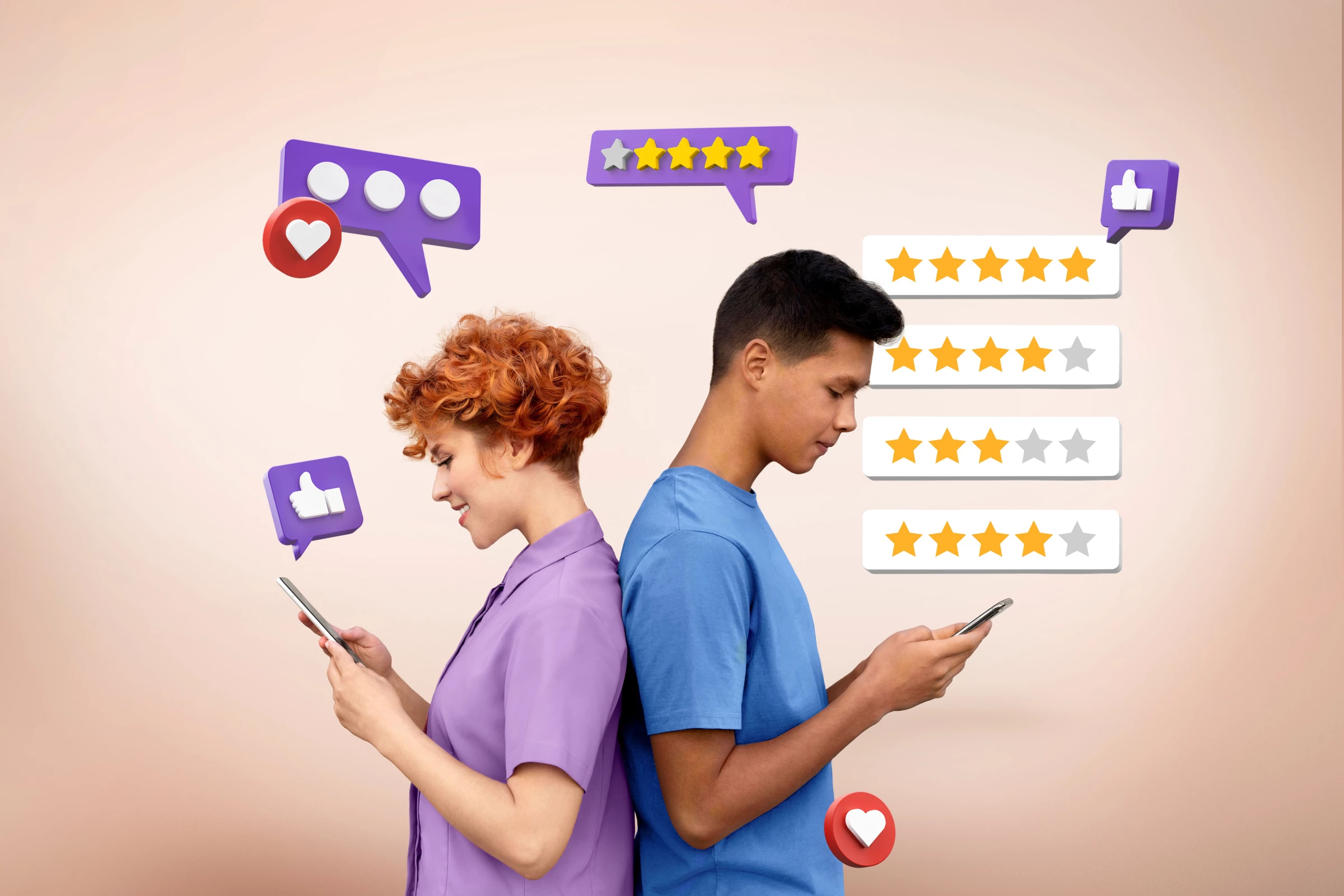 Customers provide positive feedback