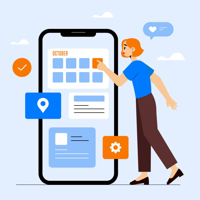 On-the-go access with a mobile app
