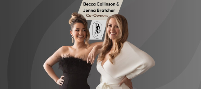 Becca and Jenna, founders of Peanut Butter Creative Becca and Jenna, founders of Peanut Butter Creative