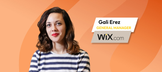 Gali Erez, general manager and Head of Wix Studio Gali Erez, general manager and Head of Wix Studio