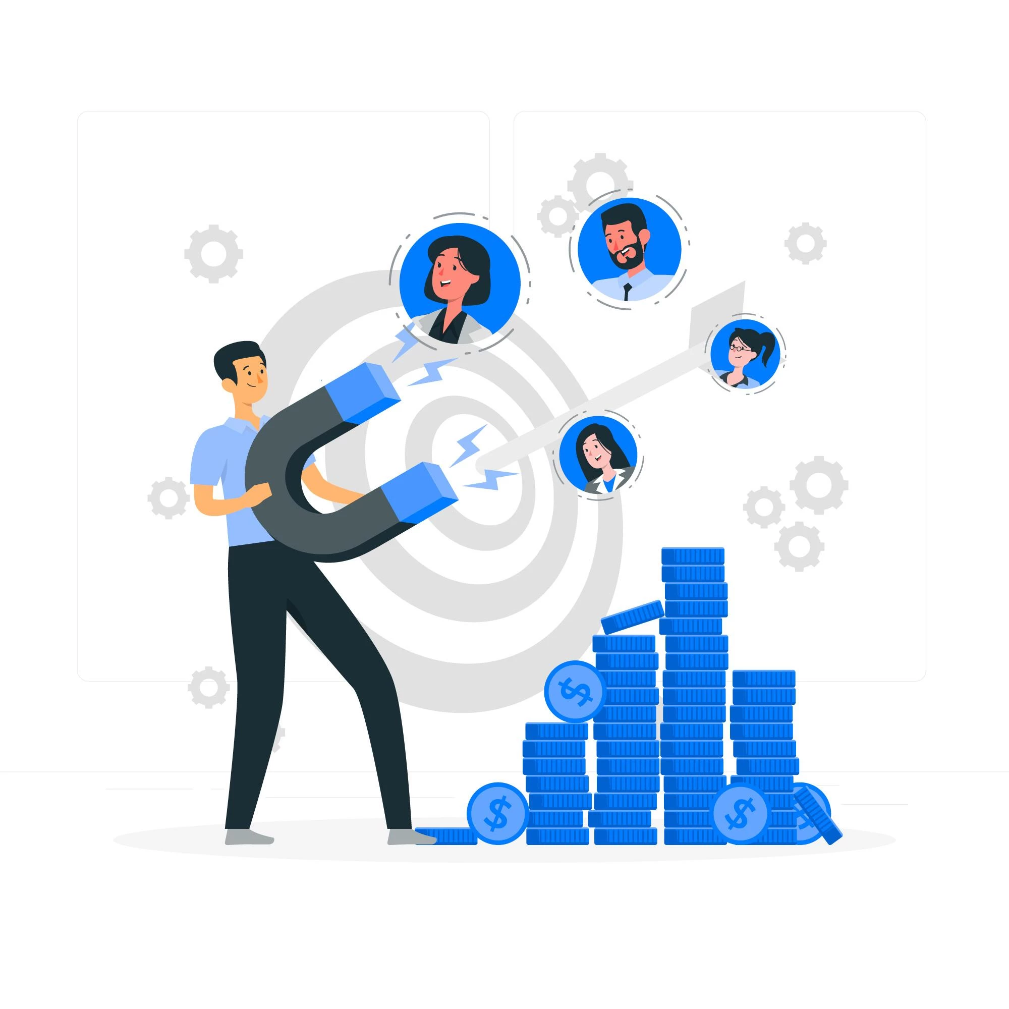 Generating new leads concept
