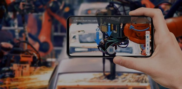 AR-based support via TeamViewer