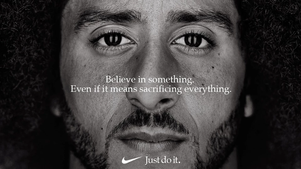 Image from Nike's Just Do It campaign.