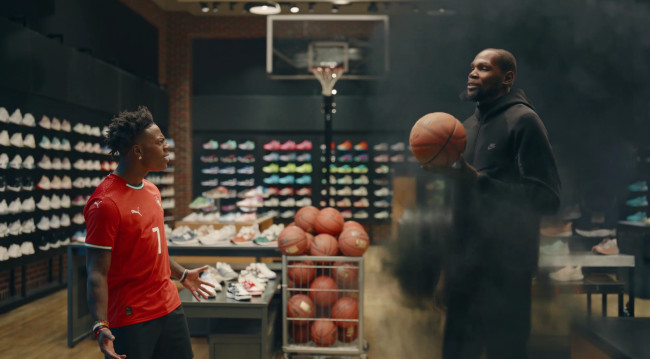 Kevin Durant in the DICK'S ad Kevin Durant in the DICK'S ad