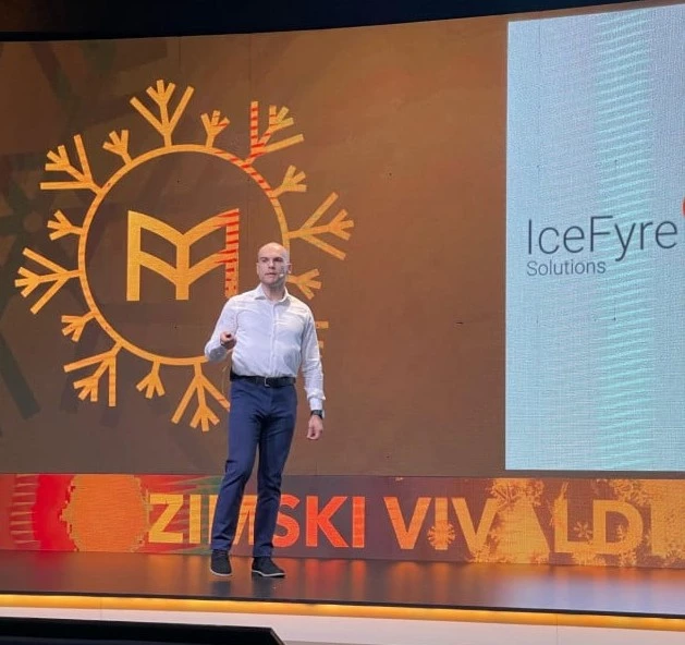 Andreja Zujkovic Speaking at the Zimski Vivaldi Forum