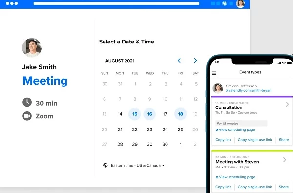 Calendly scheduling