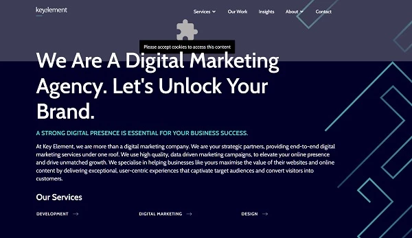 Key Element home page