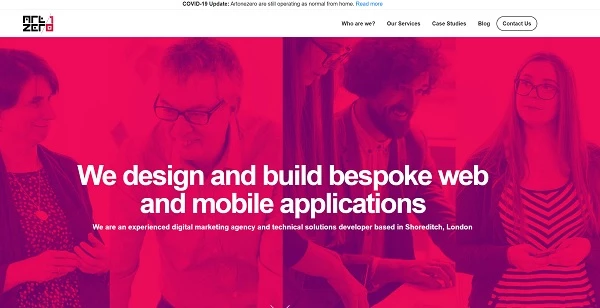 Artonezero home page