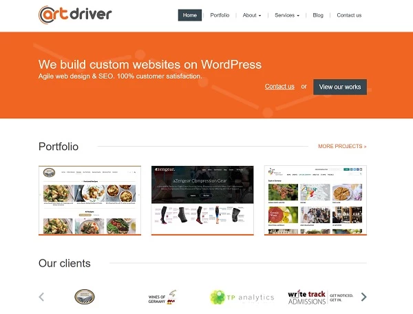 ArtDriver home page