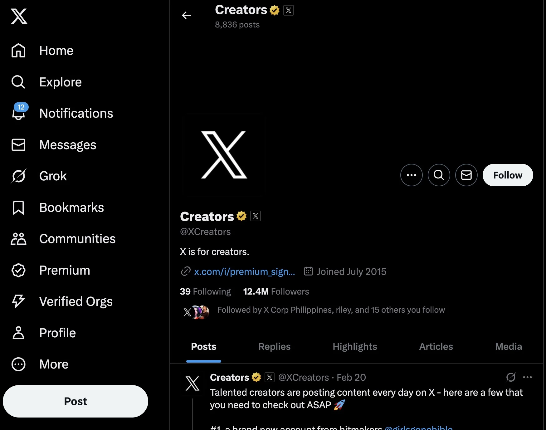 X's website utilizes images and white space beautifully.
