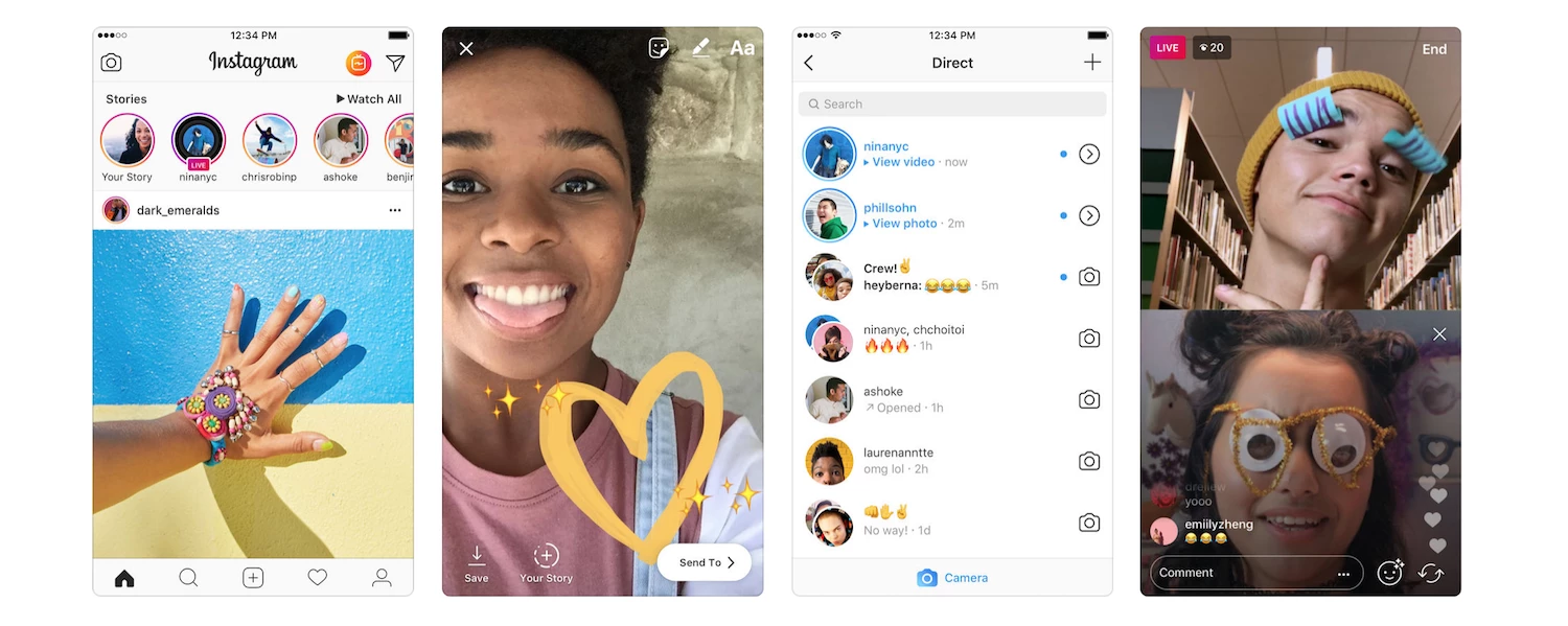 Instagram has got minimalism down pat.