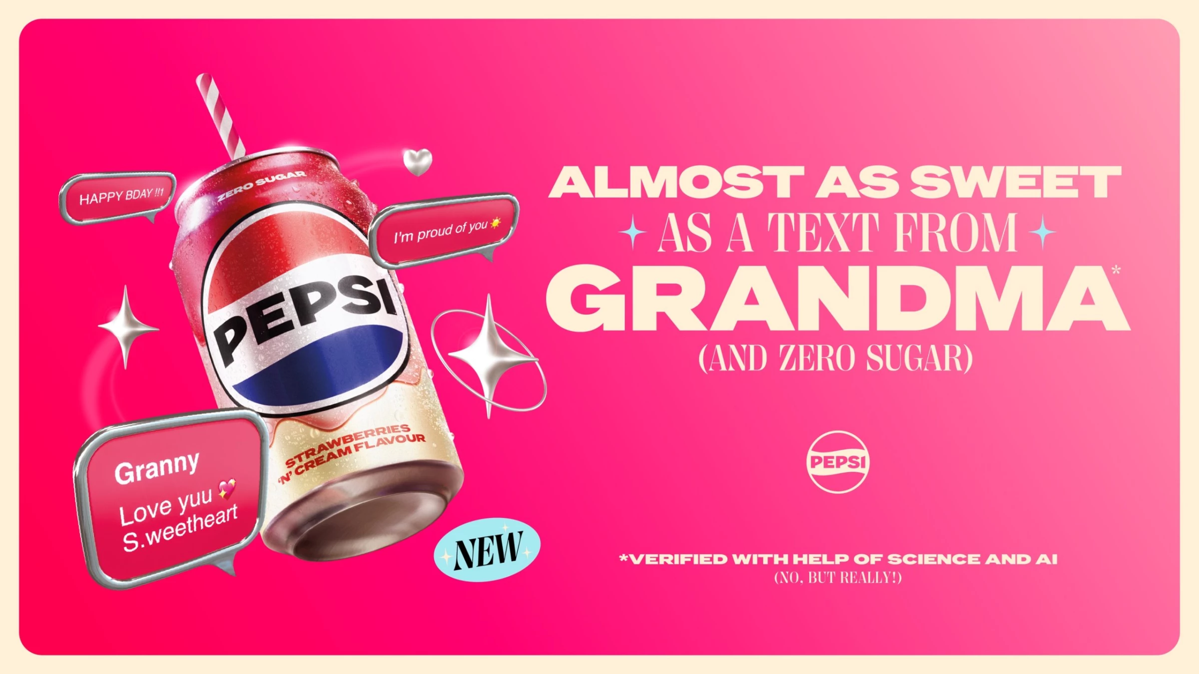 Pepsi Zero Sugar ad