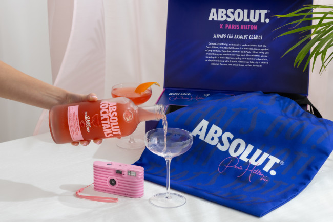 Absolut x Paris Hilton Cosmo Collection