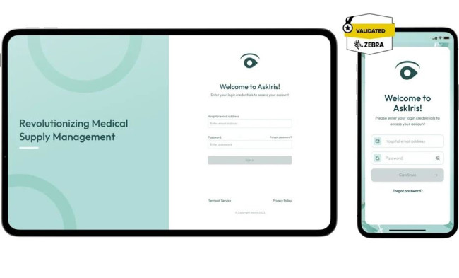 AskIris app designed by Designli