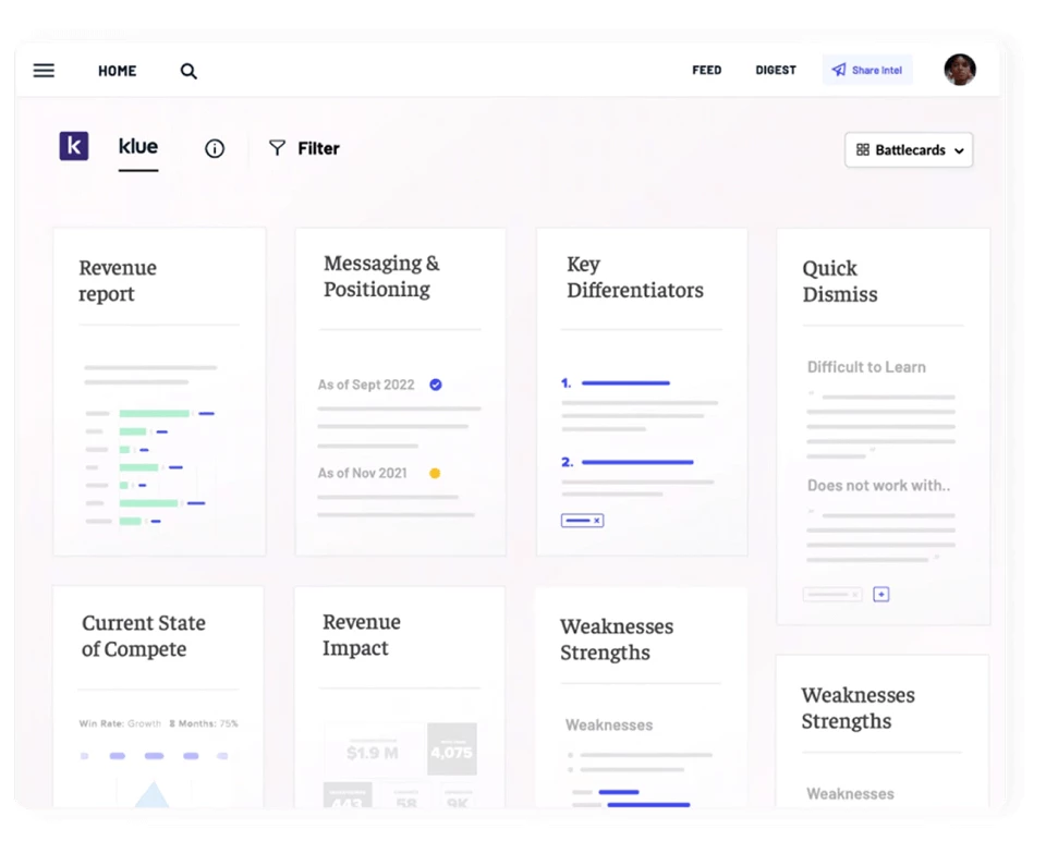 Klue Market Intelligence Tools