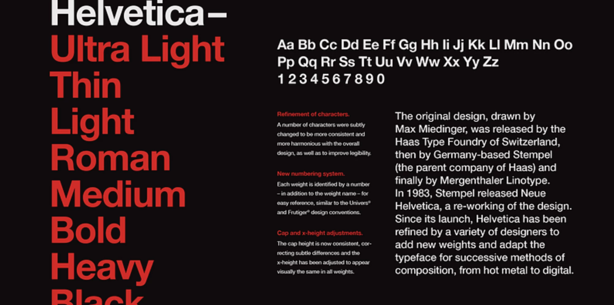 The Helvetica Typeface Available in Adobe Fonts | Source: Adobe