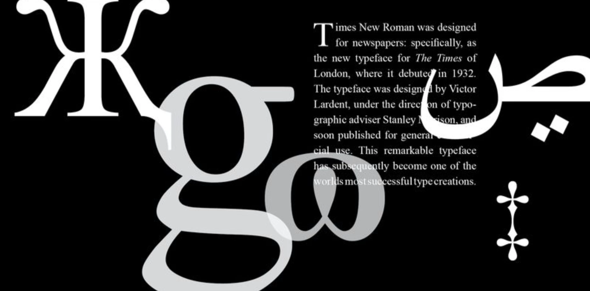 The Times New Roman Typeface Available in Adobe Fonts | Source: Adobe