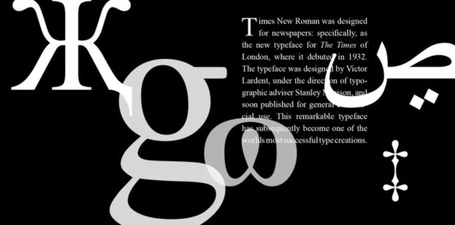 The Times New Roman Typeface Available in Adobe Fonts | Source: Adobe The Times New Roman Typeface Available in Adobe Fonts | Source: Adobe