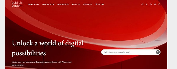 Publicis Sapient home page