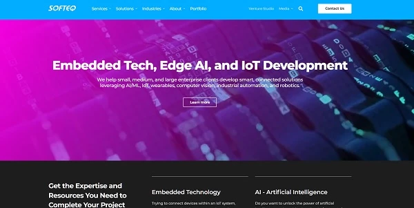 Softeq home page