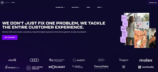 Agency39A home page
