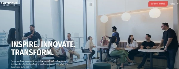 Ampersand Consulting home page