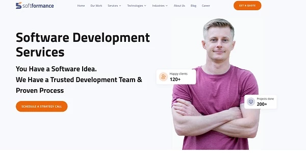 Softformance home page