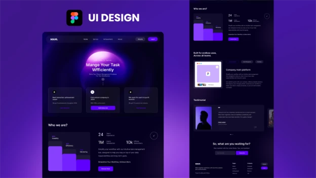 Sample Figma-created website