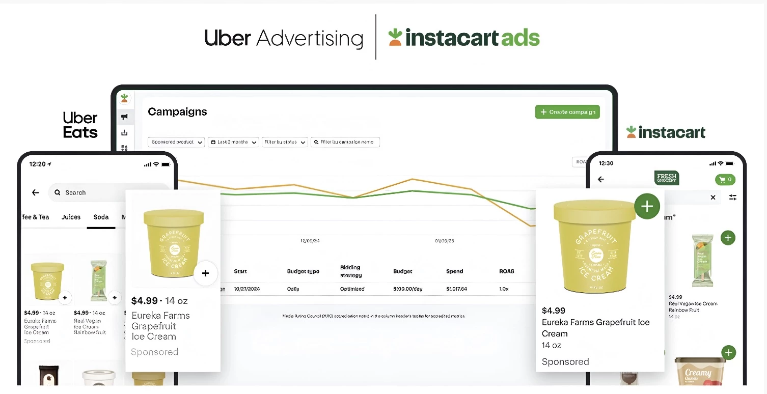 Uber Eats x Instacart Partnership