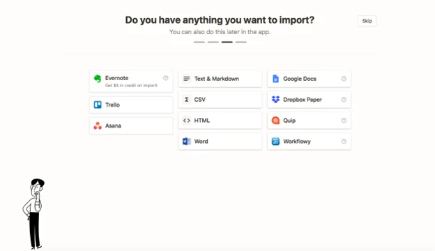 Notion's onboarding process