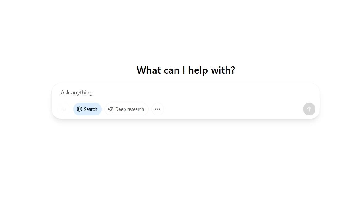 ChatGPT homepage